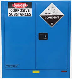 Corrosive liquid cabinet